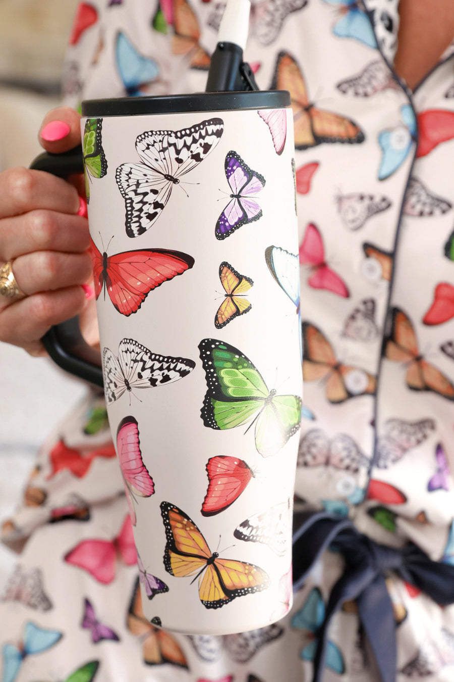 PREORDER- Butterfly Bliss Sleek Tumbler
