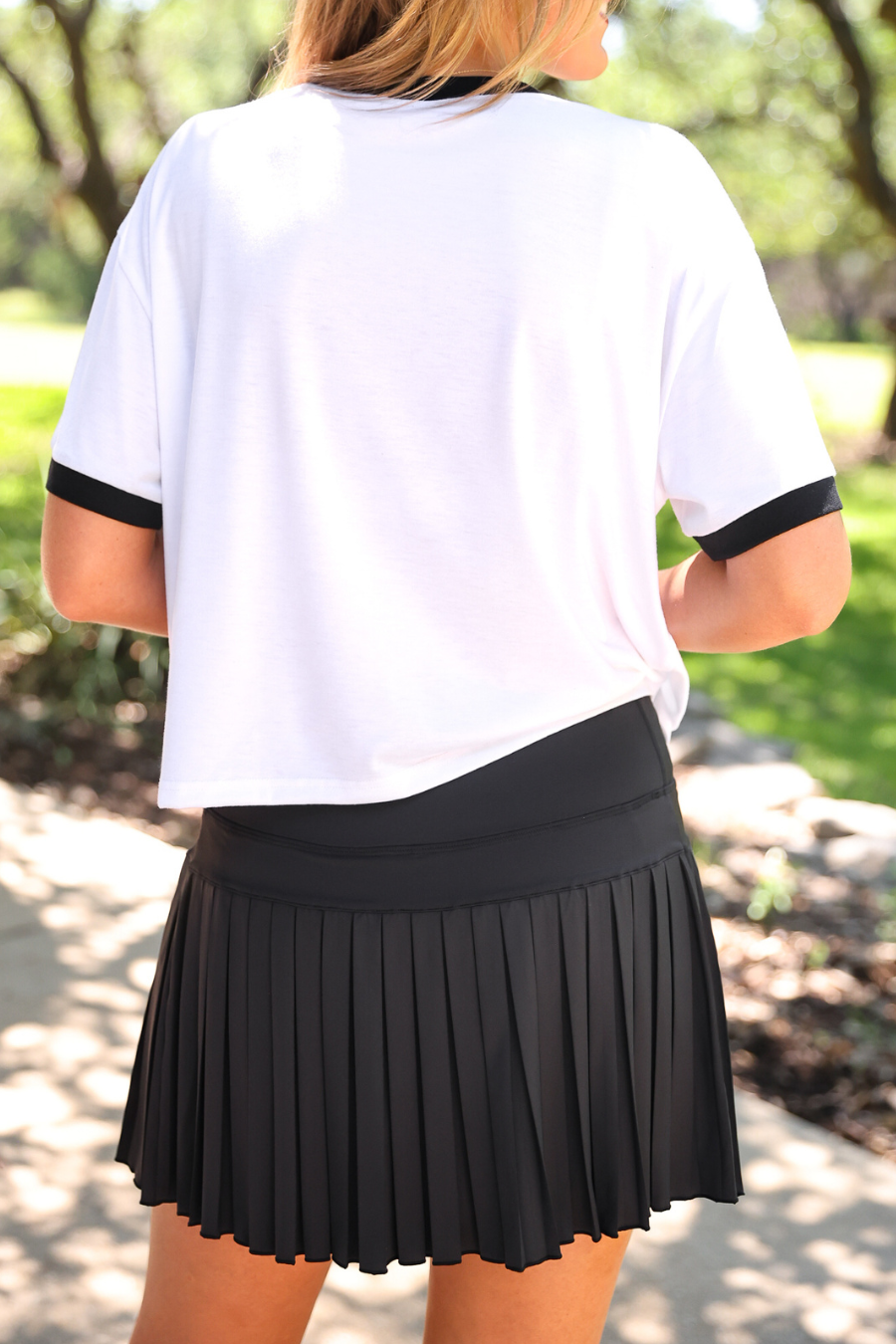 PREORDER- After Dark Pleated Tennis Skort
