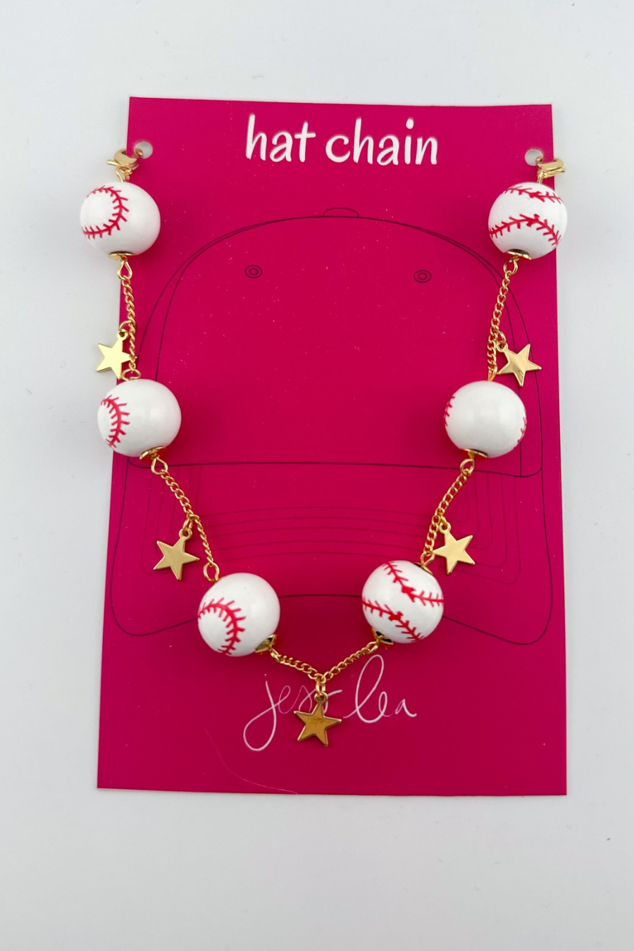 Baseball Star Hat Chain