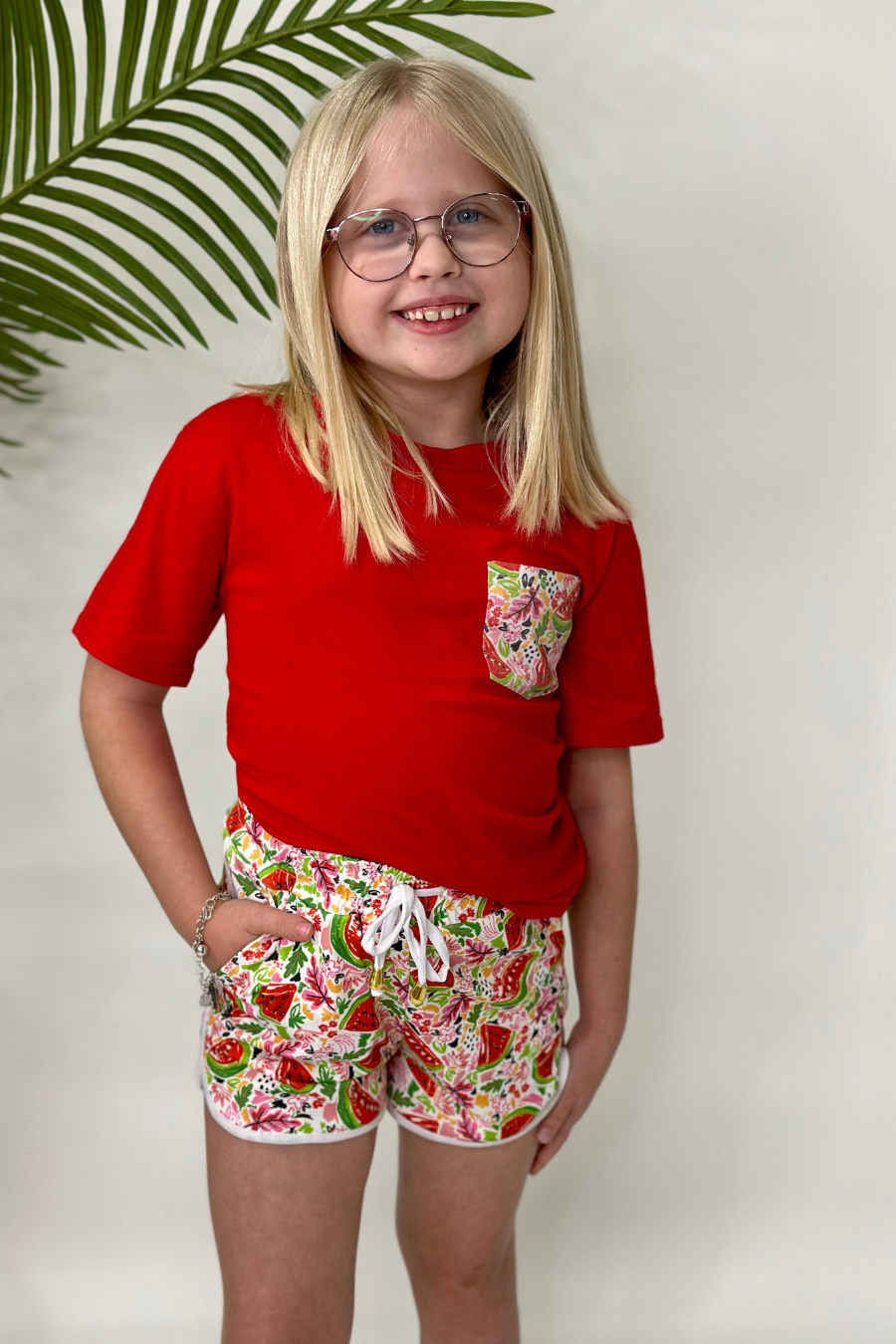 Kids In The Summertime Pocket T-Shirt - Jess Lea Wholesale