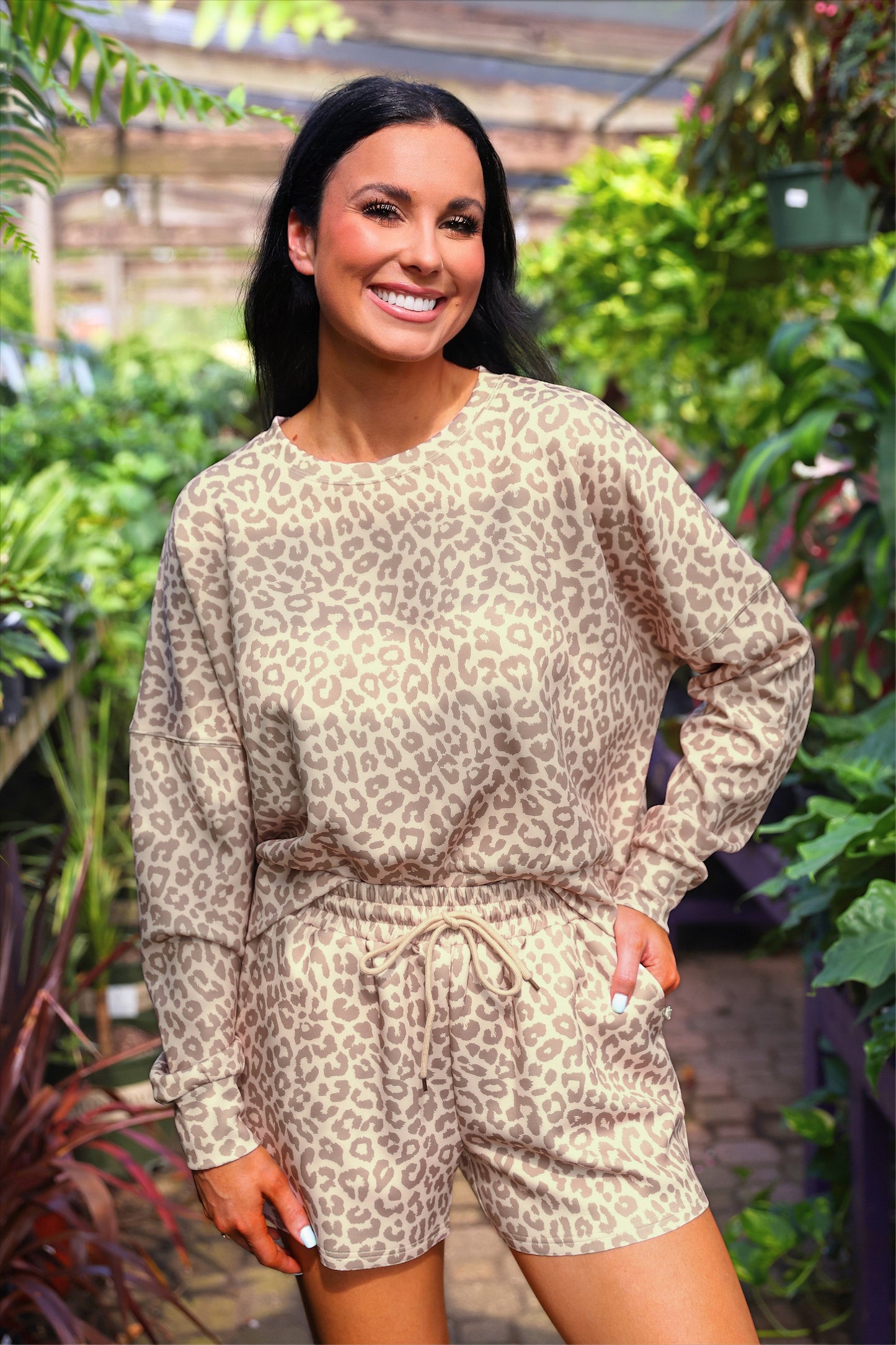 PREORDER- Luna Luxe Pullover Set- Bella Leopard