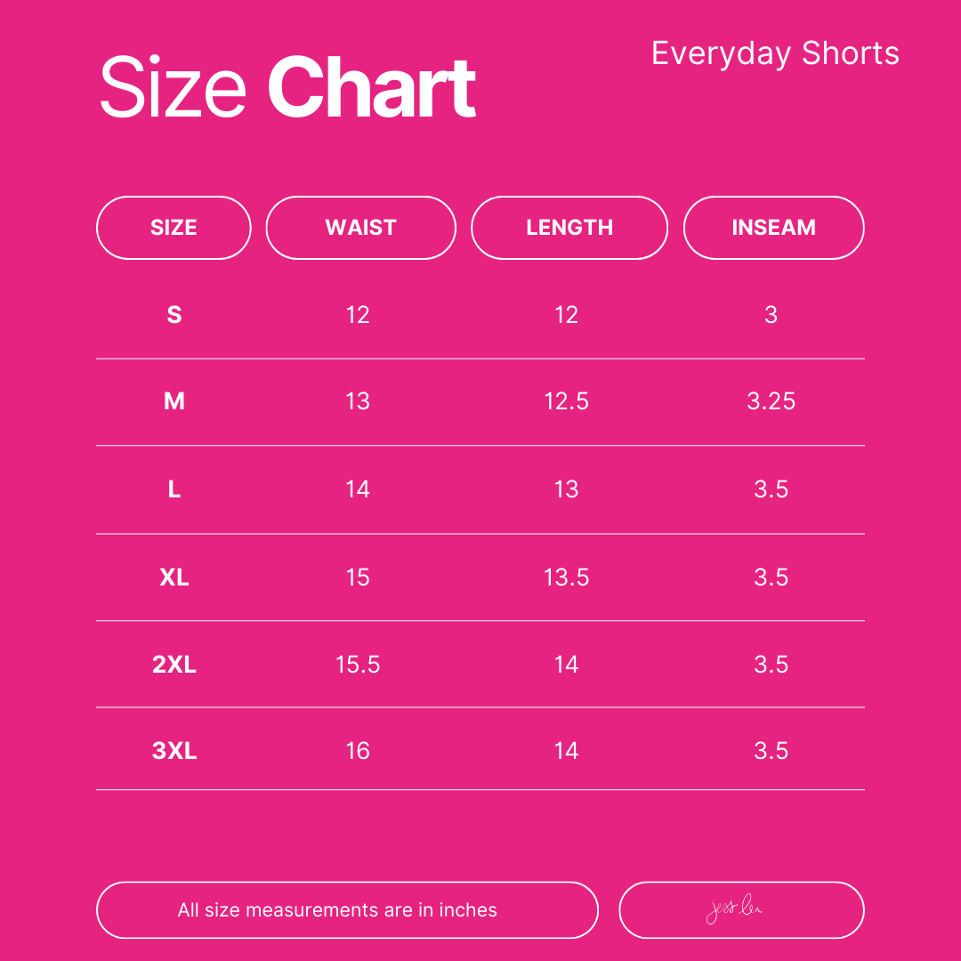 Solid Blue Everyday Shorts