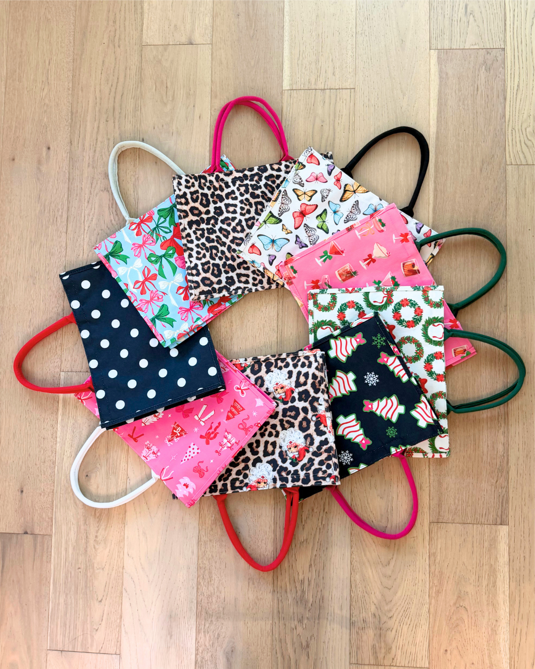 After Dark Polka Dot Tote Bag
