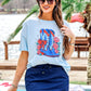 Patriotic Boots Waffle Tee