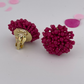 Clip On Pom Earrings