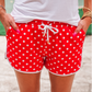 Red Polka Dot Everyday Shorts