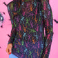 PREORDER- Keigan Mesh Top- Multi Skeletons