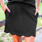 Make It Count Cap Sleeve Set- Black