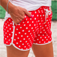 Red Polka Dot Everyday Shorts