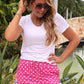 Pink Polka Dot Skort
