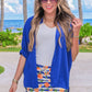 Orange Voyage Striped Skort