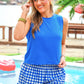 Banks Basic Lettuce Tank- Royal Blue