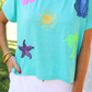 On Vacay Sequin Patch Top