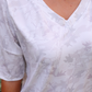 All Day Biker Set- White Chloe Camo