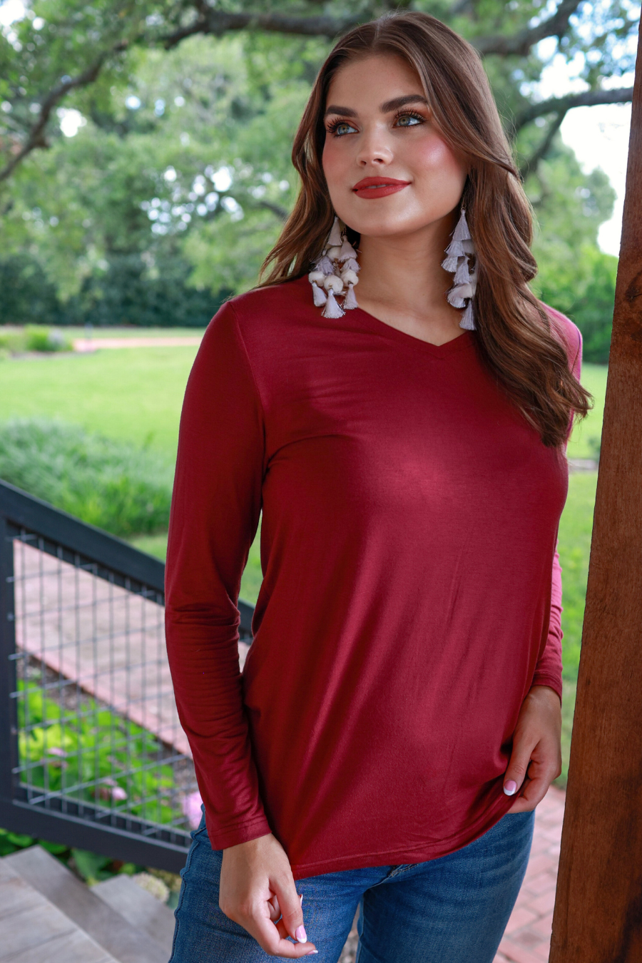 Brittany Basic Long Sleeve Tee