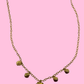 Golden Seashell Charm Necklace
