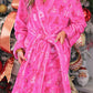 Legacy Lounge Robe- Pretty Pink Christmas