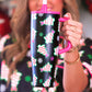 Bow Christmas Treat Snowflake Sleek Tumbler