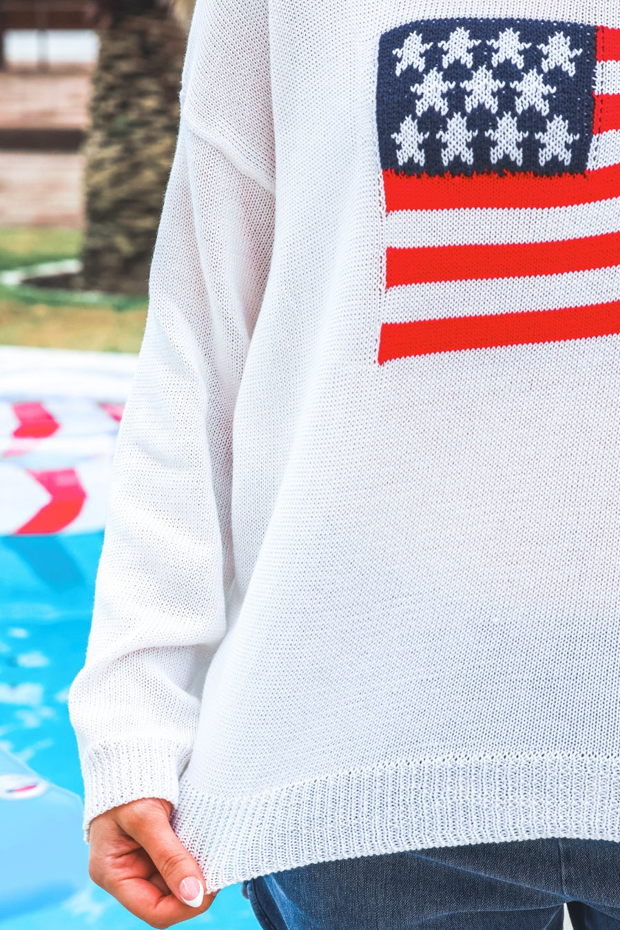 PREORDER- USA Flag Sweater