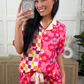 Groovy Garden Ruffle Pajama Set