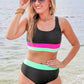 Shades of Summer Two Piece Swimsuit- Black