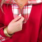 Juniper Plaid Pullover- Red