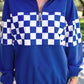PREORDER- End Zone Checkered Pullover- Blue