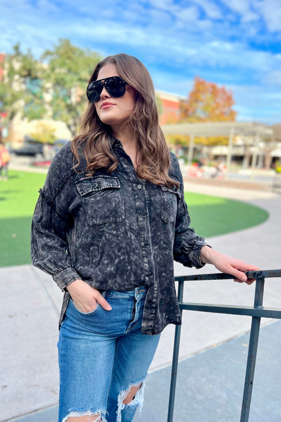 Dean Button Up Top - Jess Lea Wholesale