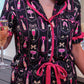 PREORDER- Bows & Bubbly After Dark Ruffle Pajama Set
