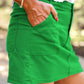 Sadie Cargo Skirt- Green
