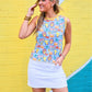 Heatwave Ribbed Tank- Citrus Escape