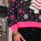 PREORDER- Foil Bow Christmas Treat Snowflake Pullover