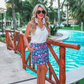 Watch Me Bloom Floral Skort