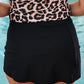 Walk On The Beach Skirt Coverup- Black
