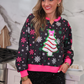 PREORDER- Foil Bow Christmas Treat Snowflake Pullover