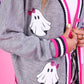 PREORDER- GiGi The Ghost Chenille Patch Cardigan