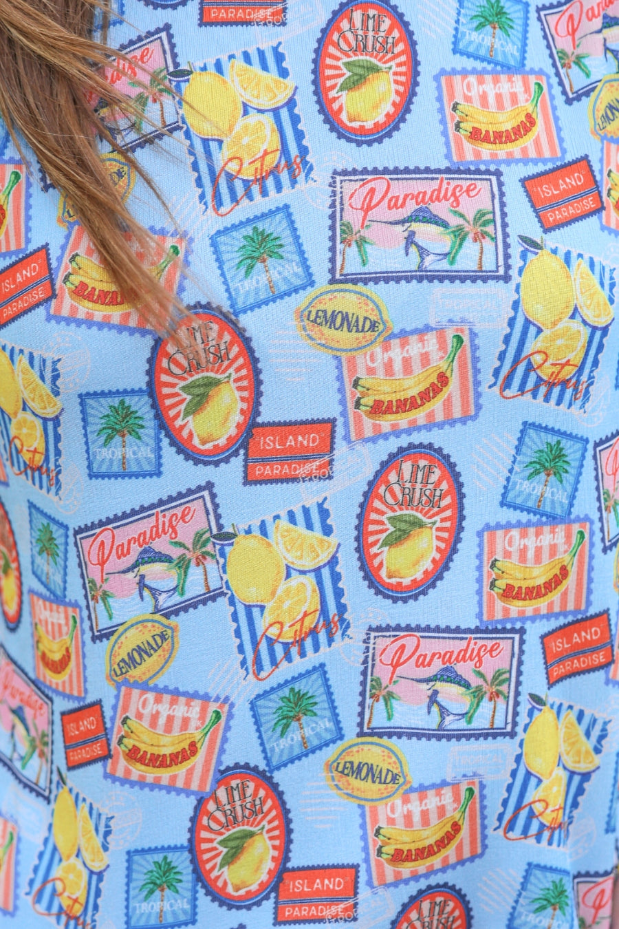 Heatwave Ribbed Tank- Citrus Escape