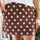 PREORDER- Mia Printed Pullover- Chocolate Polka Dot