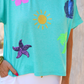 On Vacay Sequin Patch Top