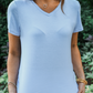 Jess Lea Basic Tee- Light Blue