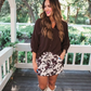 Cowhide Couture Skort