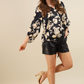 City Escape Balloon Sleeve Top