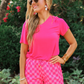 Checked Out Checkered Drawstring Everyday Shorts
