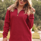 Miley Quarter Zip Pullover