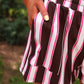 PREORDER- Runway Paperbag Shorts- Neapolitan Stripes
