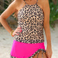 Miami Heat Tankini Swimsuit- Leopard