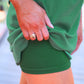 Make It Count Cap Sleeve Set- Sage