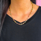 Rainbow Baguette Necklace