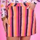 PREORDER- Boo Stripes Nova Denim Skirt