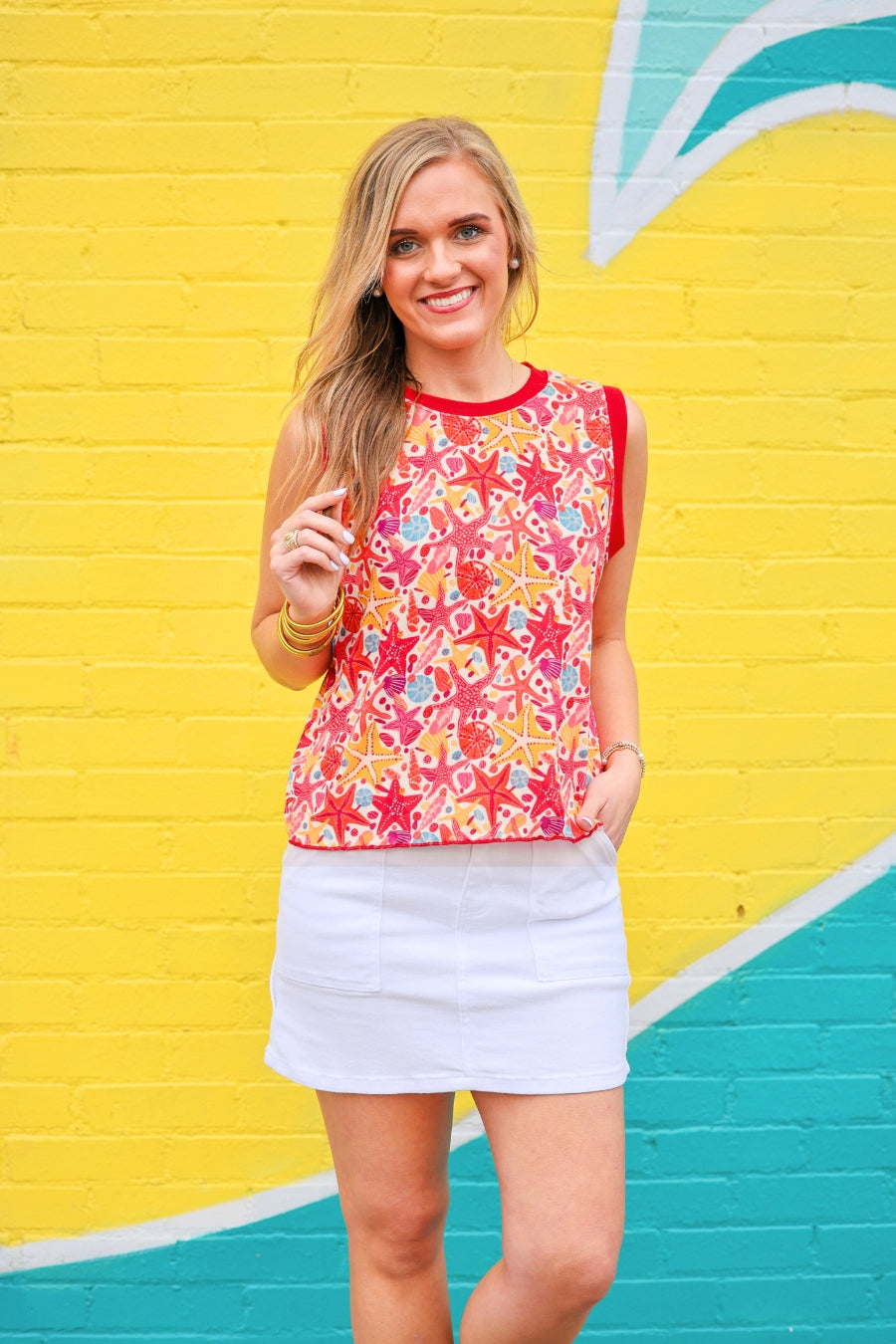 PREORDER- Heatwave Ribbed Tank- Starfish Coast